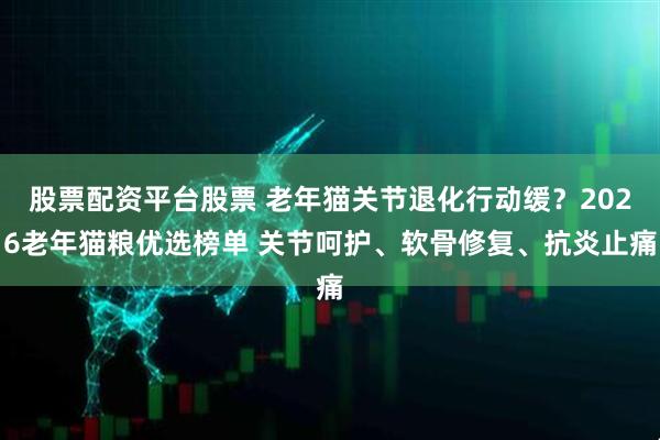 股票配资平台股票 老年猫关节退化行动缓？2026老年猫粮优选榜单 关节呵护、软骨修复、抗炎止痛